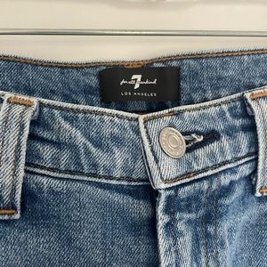 7 For All of Mankind Light Wash Ripped Jeans